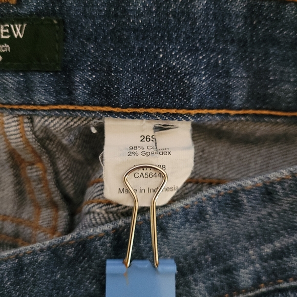 J. Crew Stretch Dark Wash Low Rise Bootcut Jeans, size 26S - Picture 7 of 7